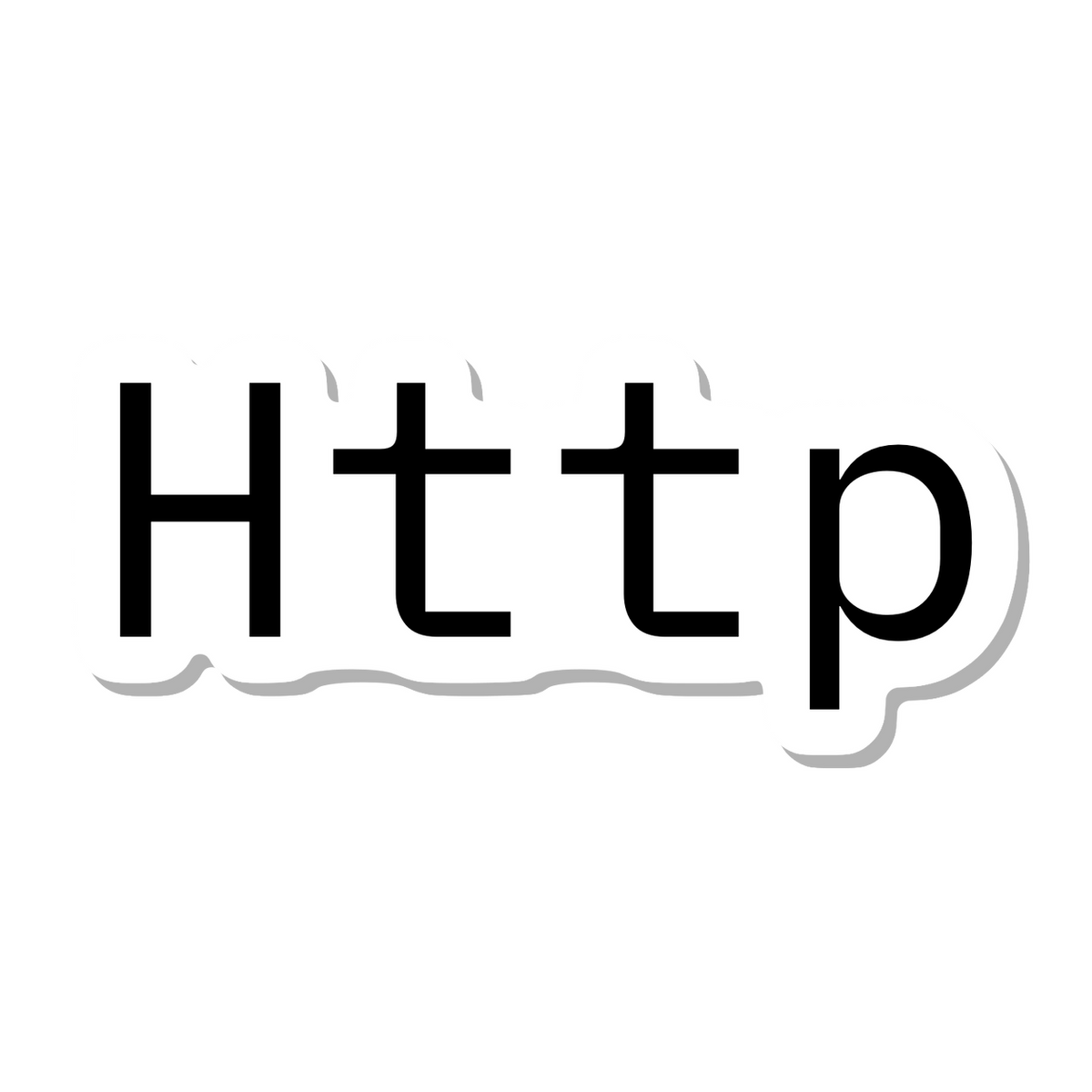 Http die-cut sticker