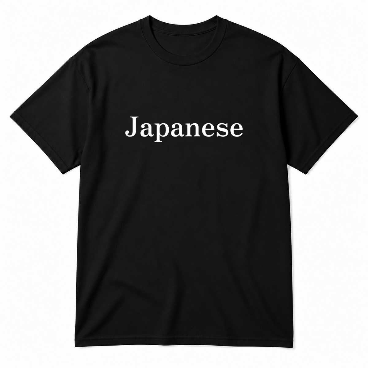 Japanese T-Shirt in black