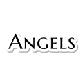Angels die-cut sticker