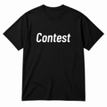 Contest T-Shirt in black