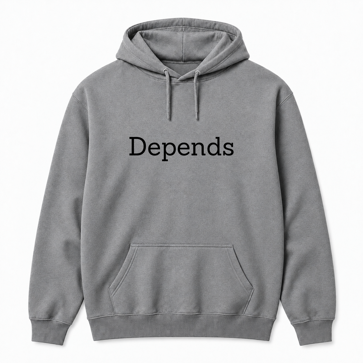 Depends Hoodie in gray
