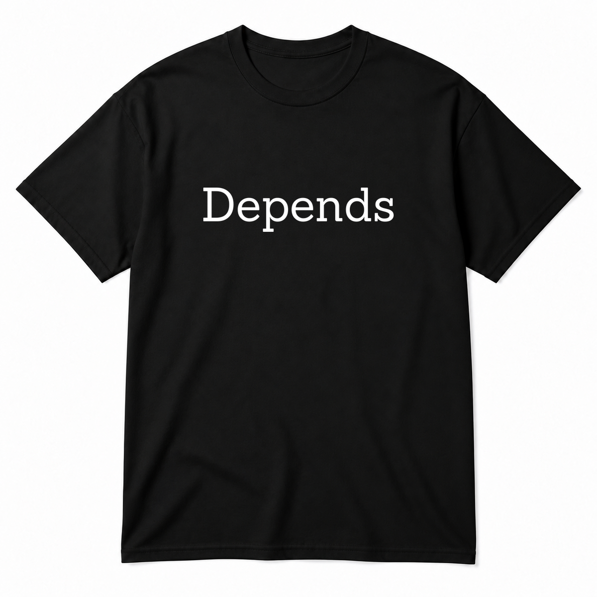 Depends T-Shirt in black