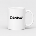Drawn Mug in white