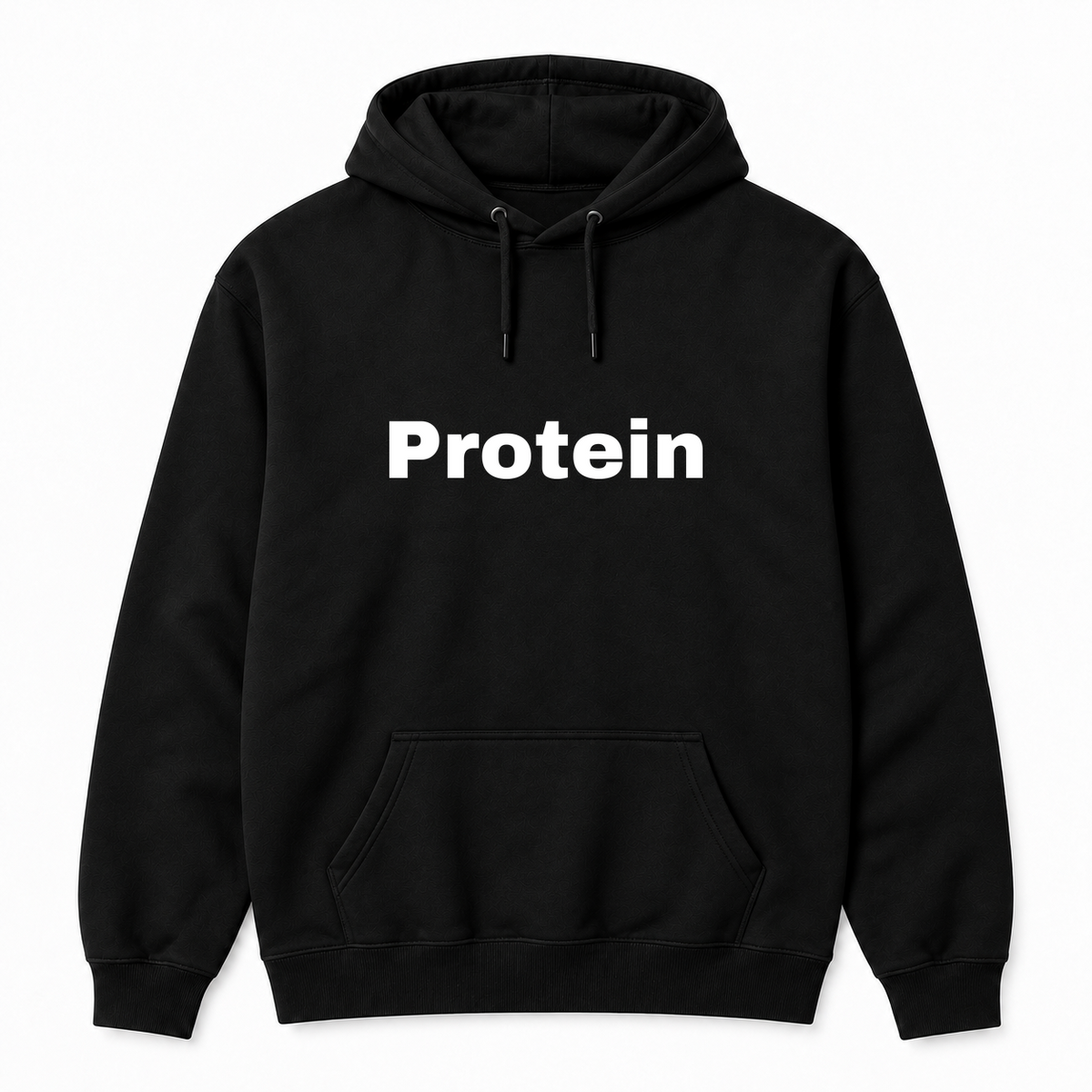 Protein Hoodie in black