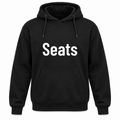 Seats Hoodie in black