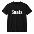 Seats T-Shirt in black