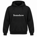 Somehow Hoodie in black