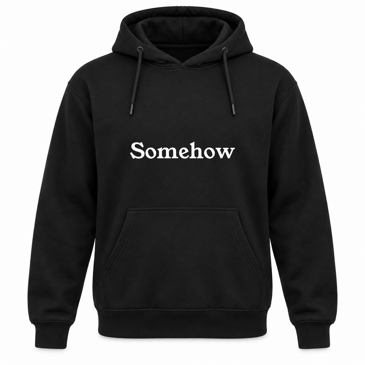 Somehow Hoodie in black