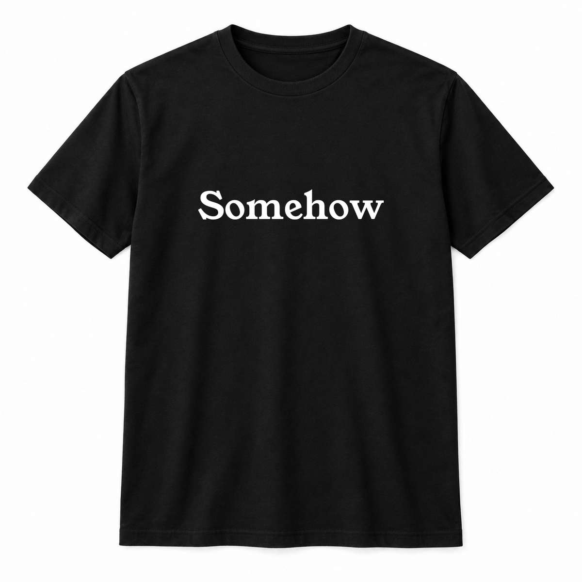 Somehow T-Shirt in black