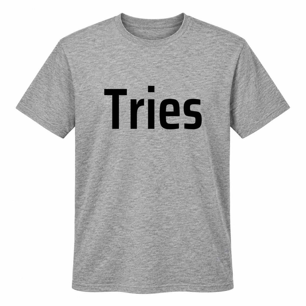 Tries T-Shirt in gray