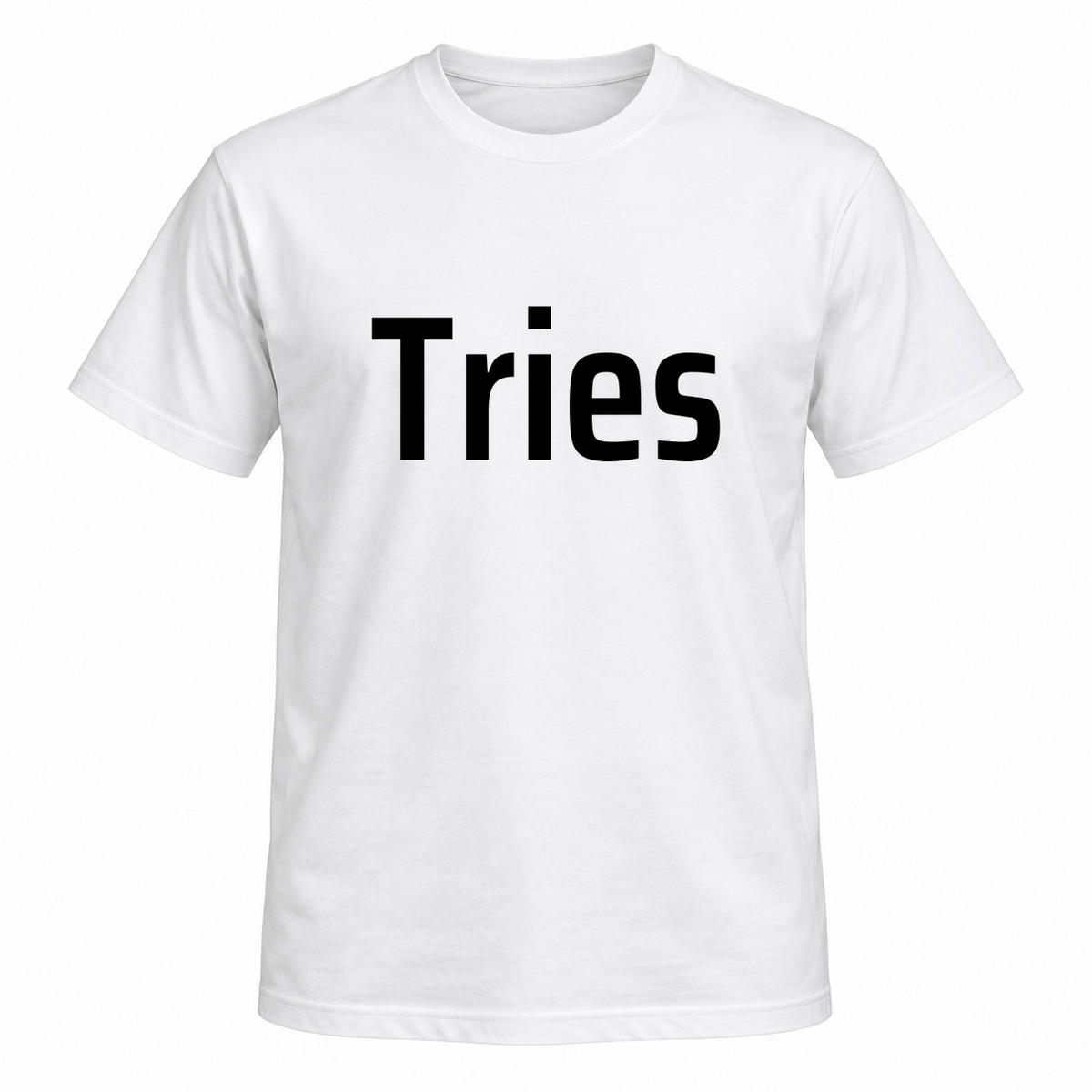 Tries T-Shirt in white
