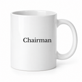 Chairman Mug in white