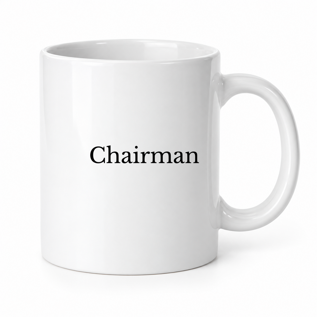 Chairman Mug in white
