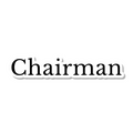 Chairman die-cut sticker