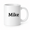 Mike Mug in white