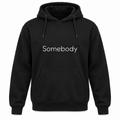 Somebody Hoodie in black