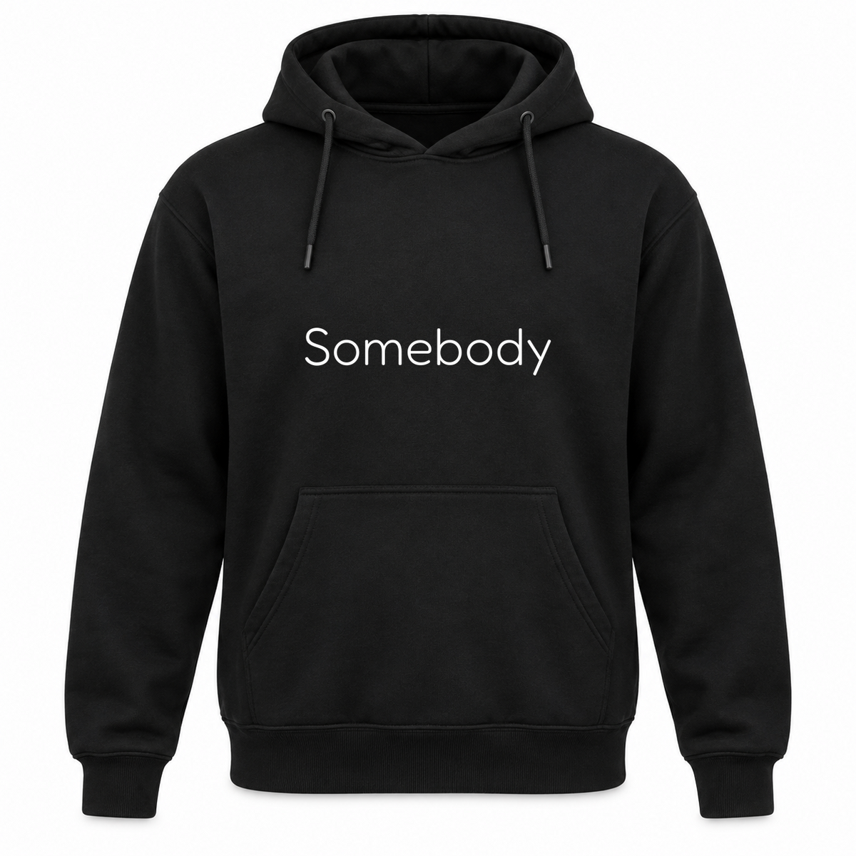 Somebody Hoodie in black