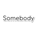 Somebody die-cut sticker