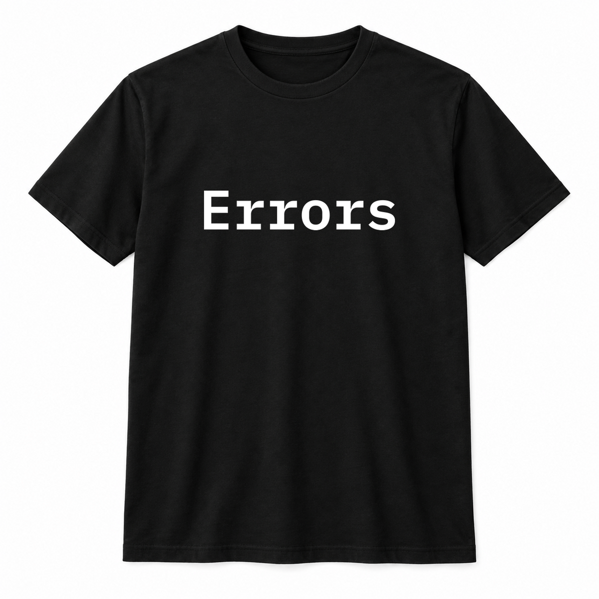 Errors T-Shirt in black