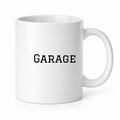 Garage Mug in white