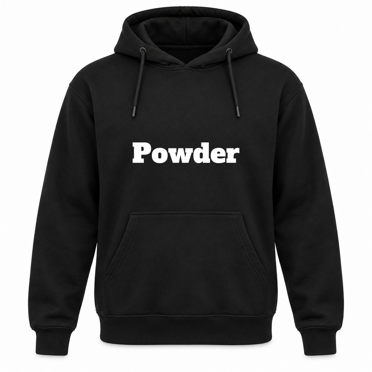 Powder Hoodie in black