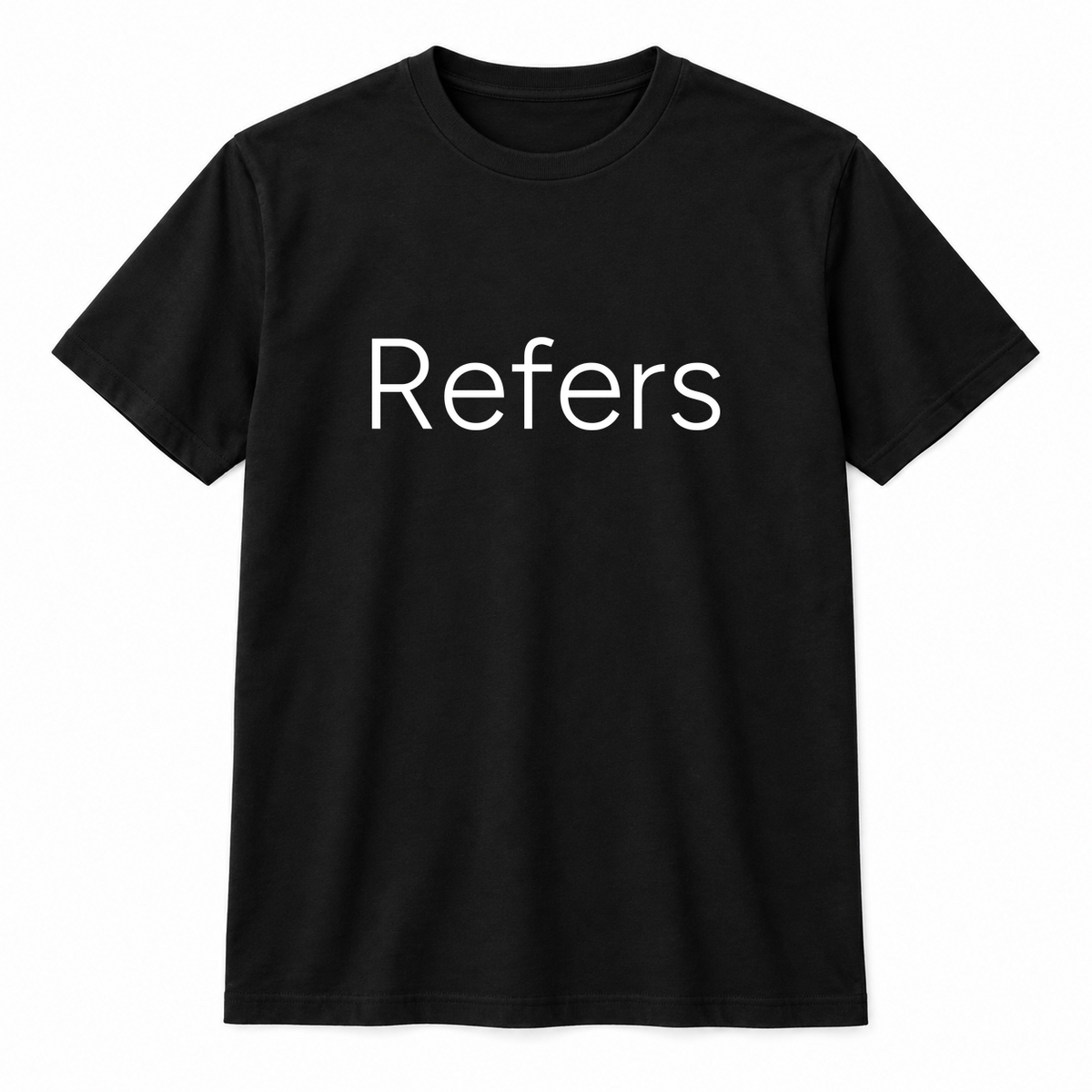 Refers T-Shirt in black