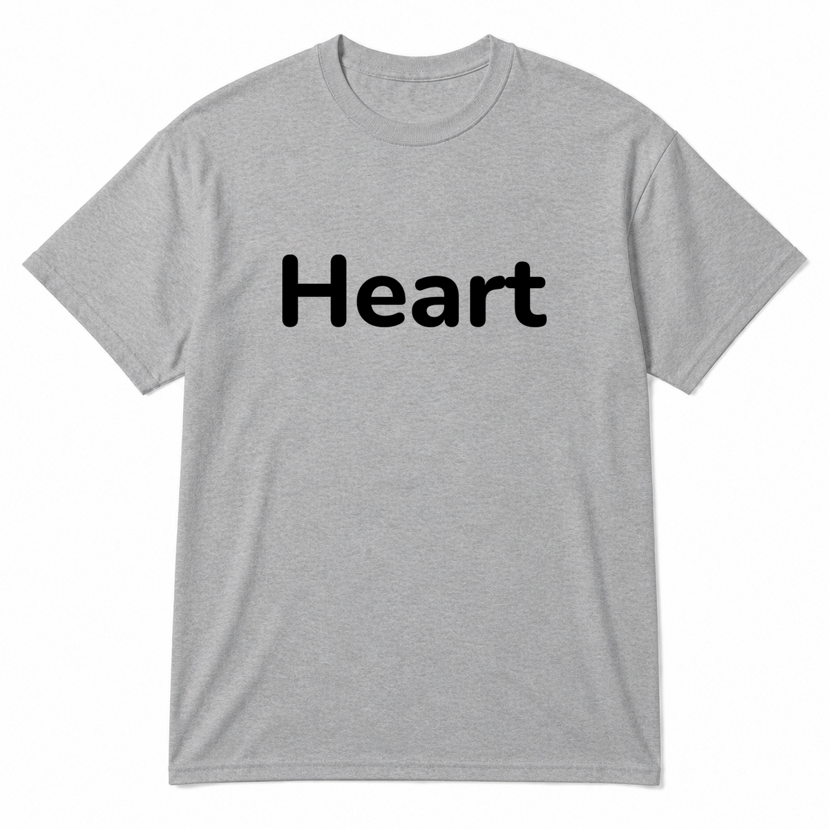 Heart T-Shirt in gray