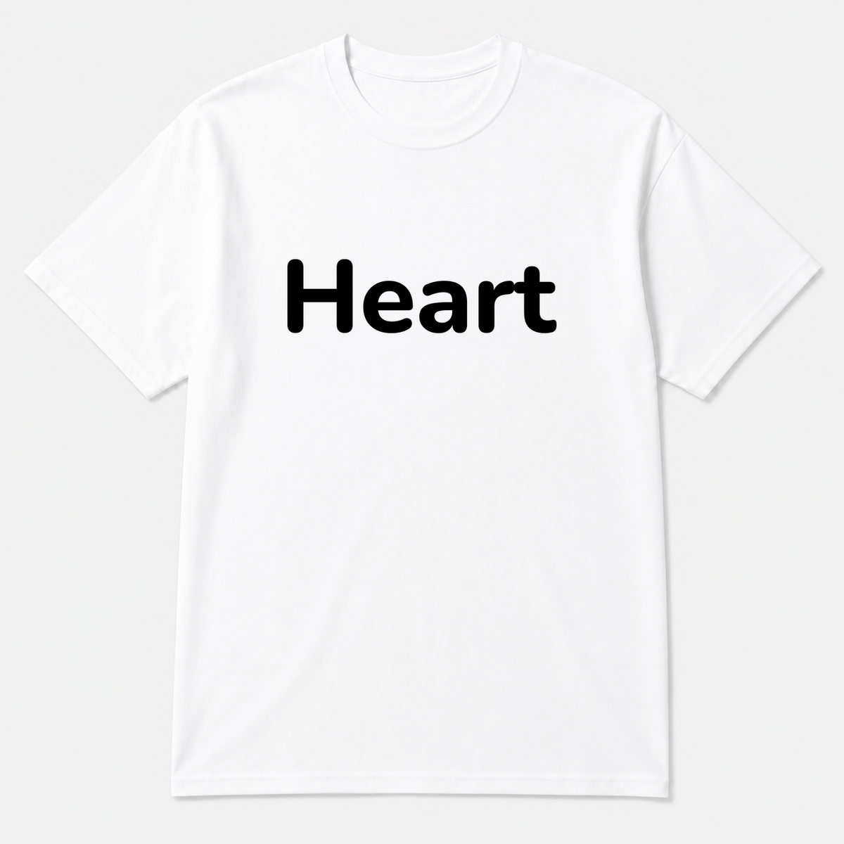 Heart T-Shirt in white