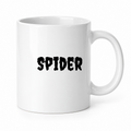 Spider Mug in white
