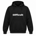 Difficult Hoodie in black