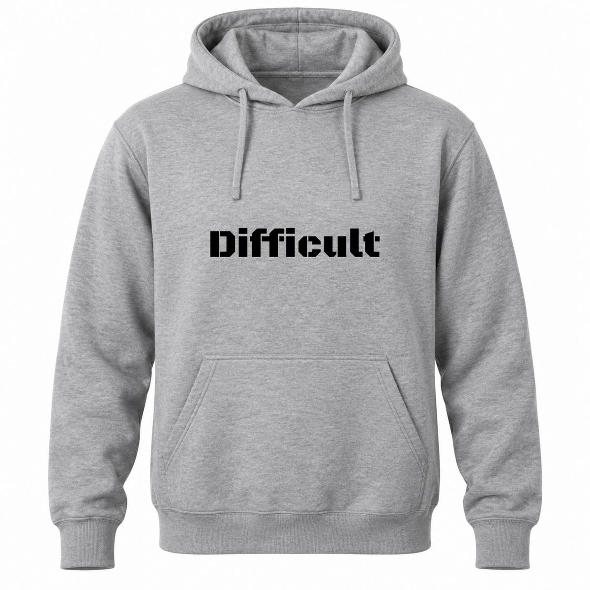 Difficult Hoodie in gray