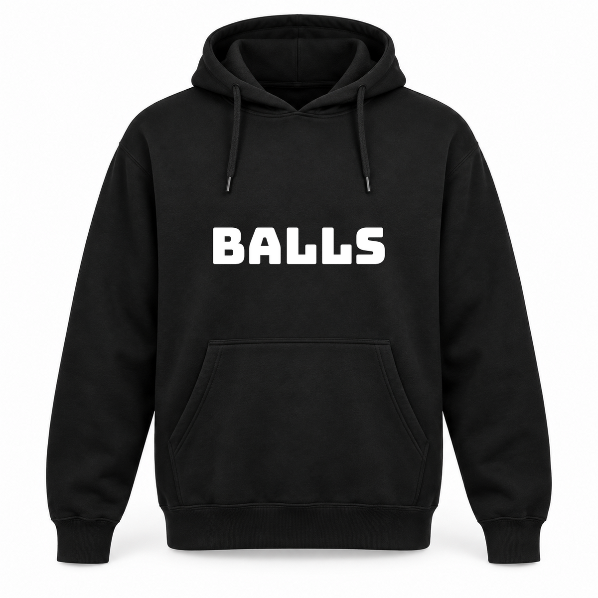 Balls Hoodie in black