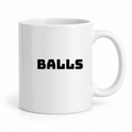 Balls Mug in white