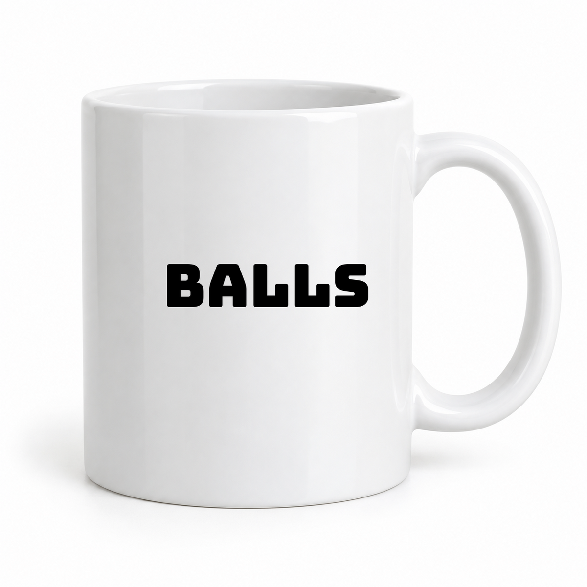 Balls Mug in white