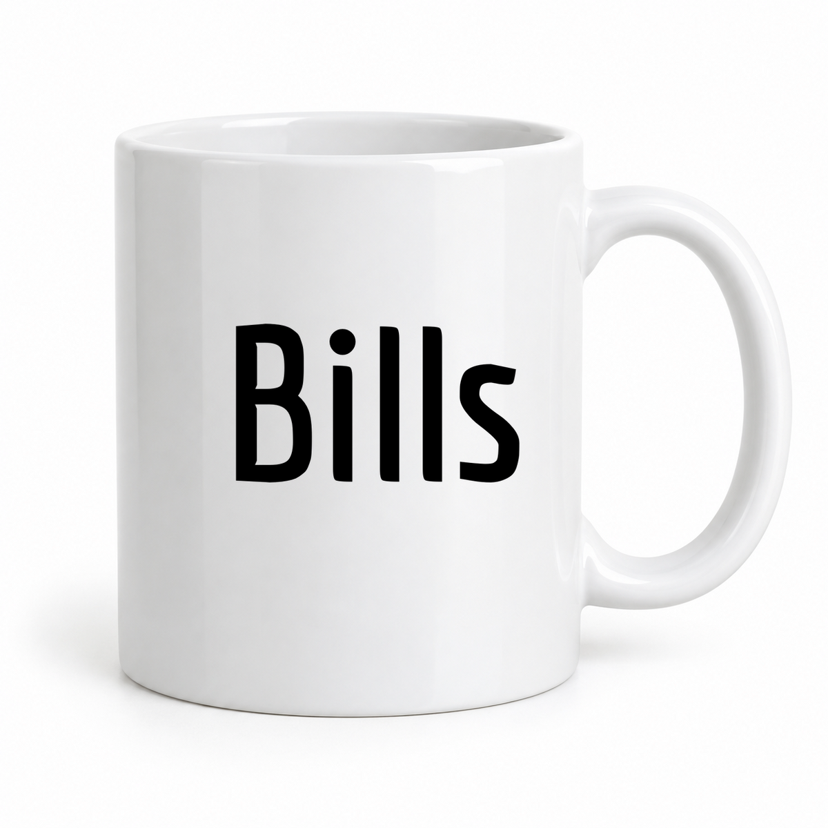 Bills Mug in white