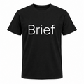Brief T-Shirt in black