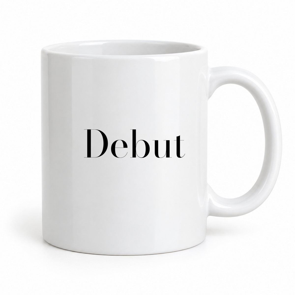 Debut Mug in white