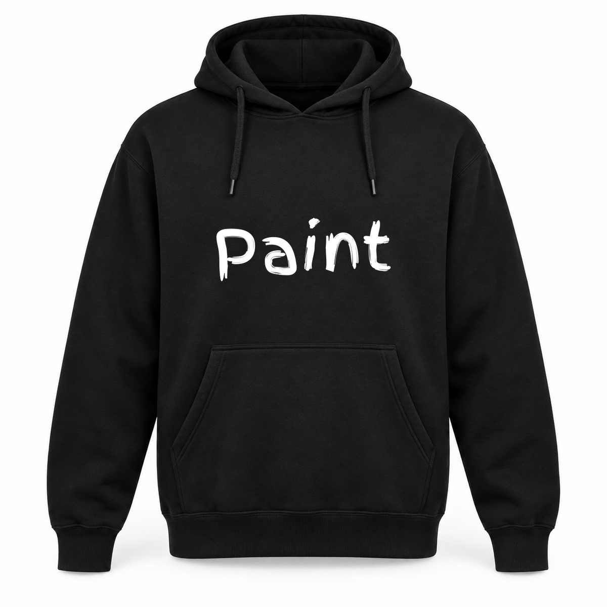 Paint Hoodie in black