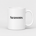 Seasons Mug in white