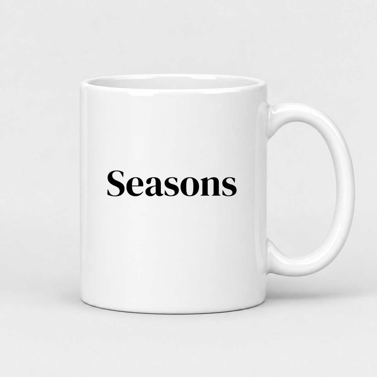 Seasons Mug in white