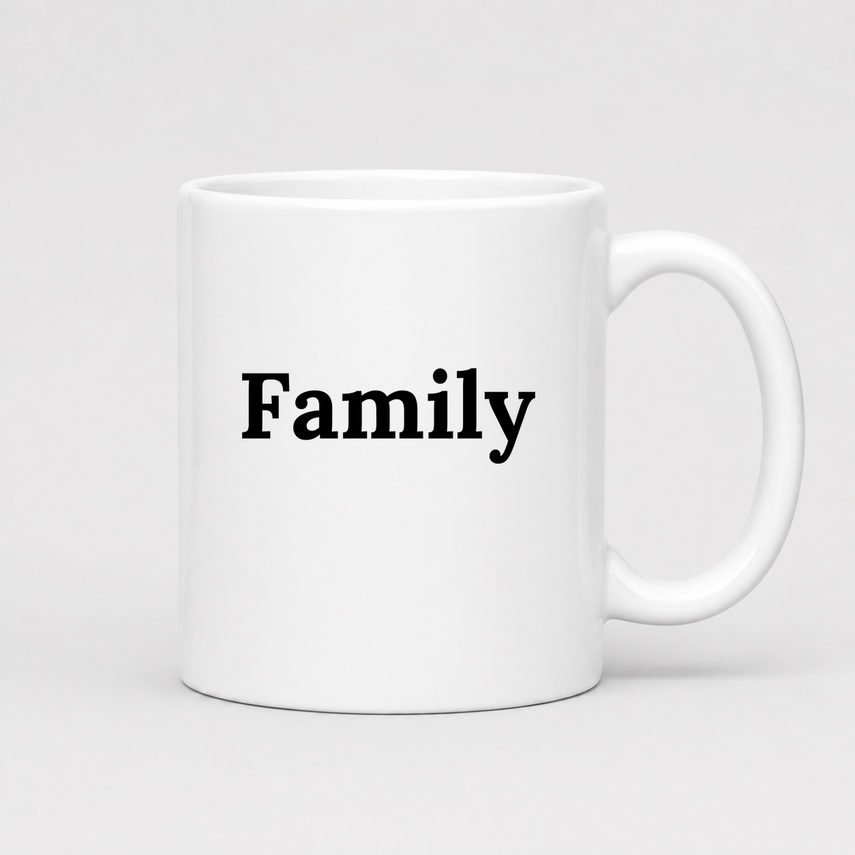 Family Mug in white
