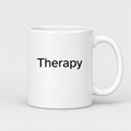 Therapy Mug in white