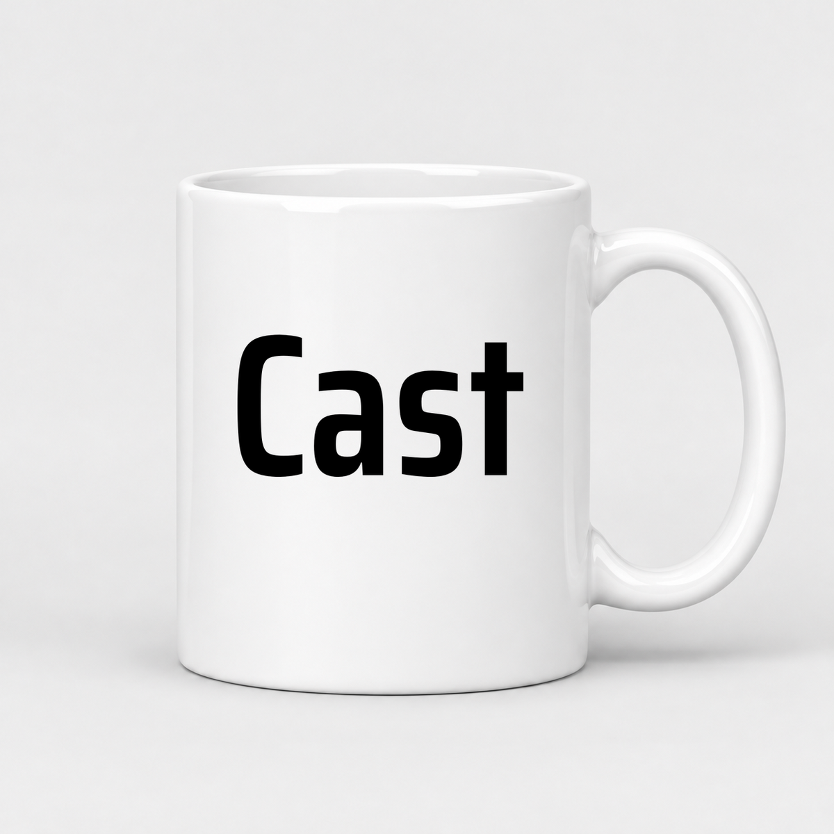 Cast Mug in white