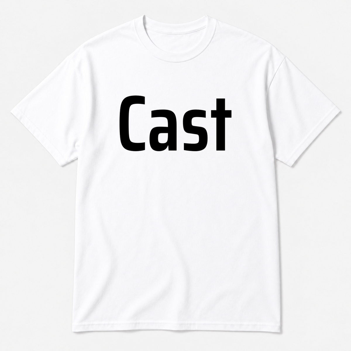 Cast T-Shirt in white