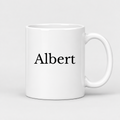 Albert Mug in white
