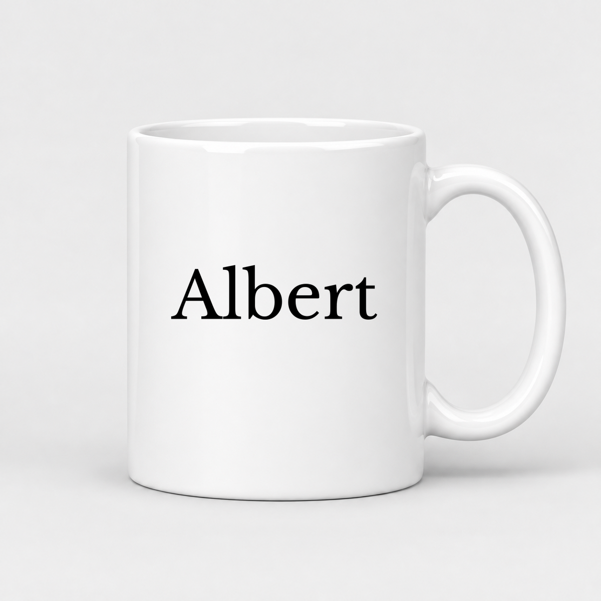 Albert Mug in white