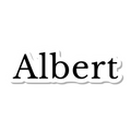 Albert die-cut sticker