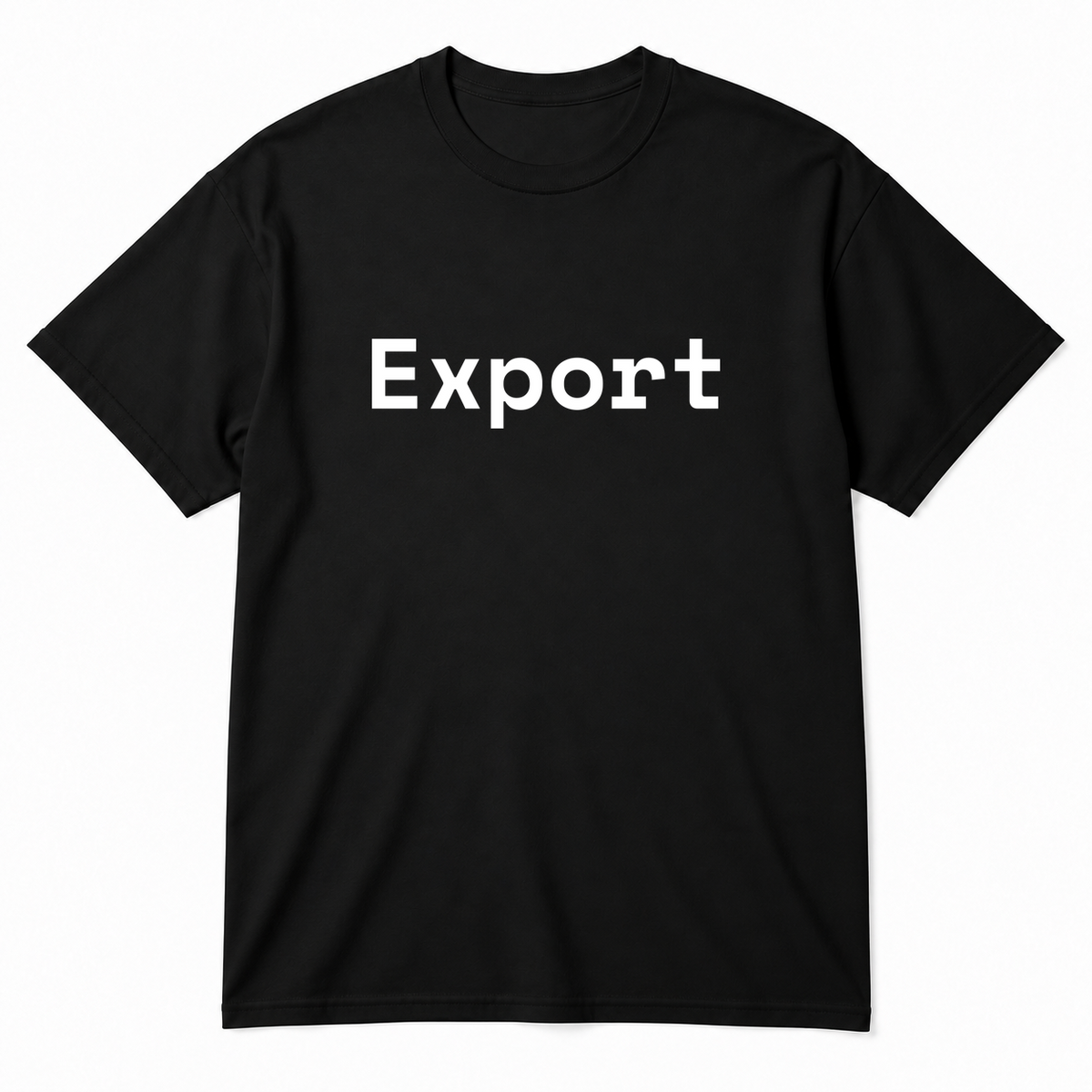 Export T-Shirt in black