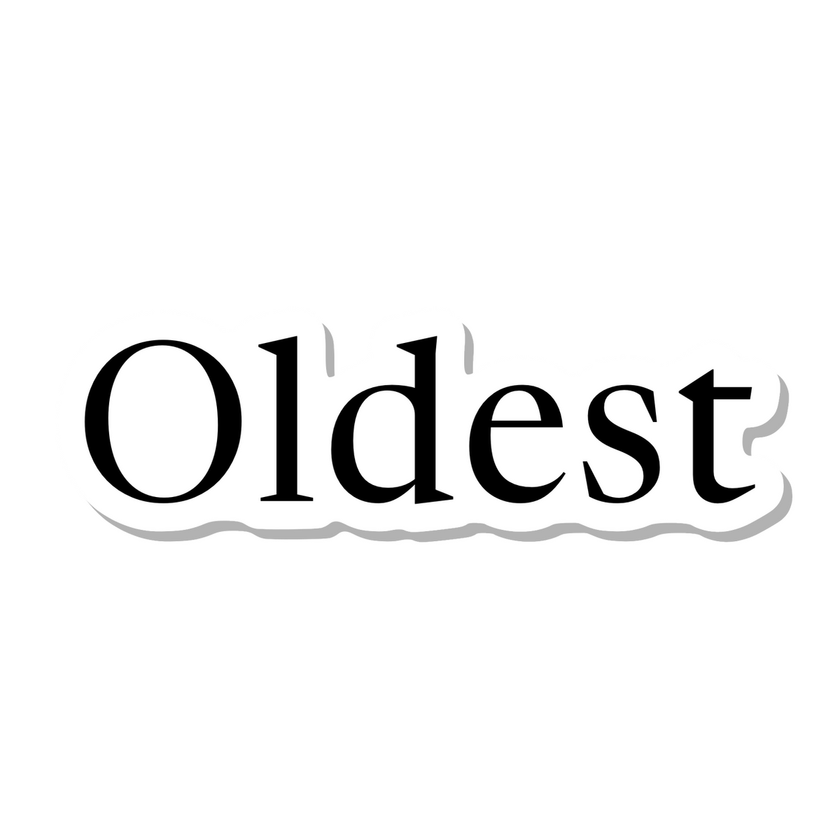 Oldest die-cut sticker