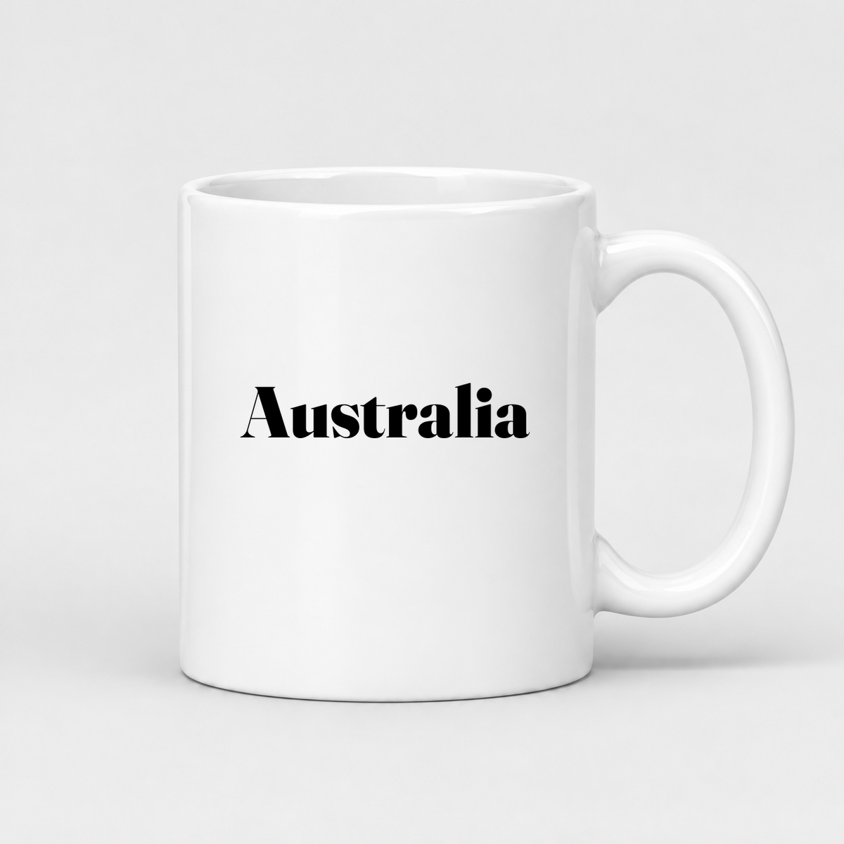 Australia Mug in white